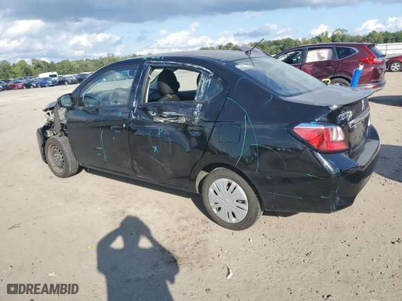 2022 Mitsubishi Mirage G4 ES with VIN ML32FUFJ2NHF03641, listed as a Copart auction lot 74387104 with 70,510 mi miles and Salvage Title. Bid and sale history available at carsss.com. Image 2.