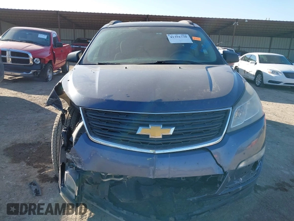 2013 Chevrolet Traverse LS with VIN 1GNKRFED6DJ107509, listed as a IAAI auction lot 41391738 with 84,729 mi miles. Bid and sale history available at carsss.com. Image 12.