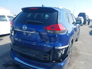 2017 Nissan Rogue SL with VIN 5N1AT2MV8HC837663, listed as a IAAI auction lot 41665278 with 74,694 mi miles. Bid and sale history available at carsss.com. Image 4.