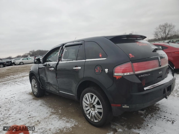 2010 Lincoln MKX with VIN 2LMDJ6JC7ABJ23238, listed as a Copart auction lot 85929044 with 126,998 mi miles and Salvage Title. Bid and sale history available at carsss.com. Image 2.