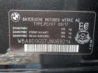 2018 BMW 3 Series 330i xDrive with VIN WBA8D9G57JNU69214, listed as a Copart auction lot 49269805 with 135,541 mi miles and Clean title. Bid and sale history available at DreamBid. Image 13.