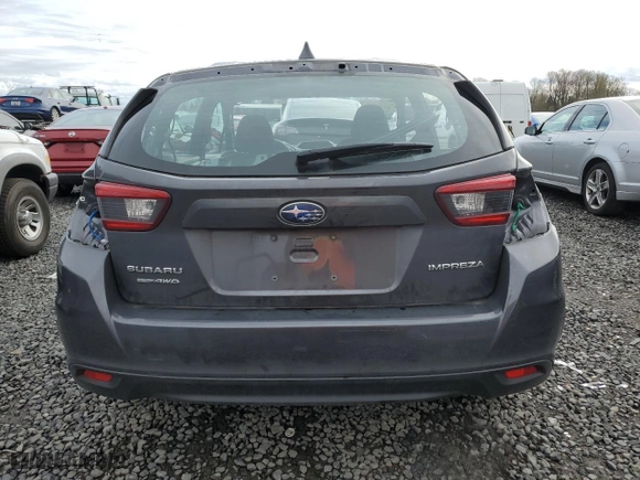 2022 Subaru Impreza Premium with VIN 4S3GTAV69N3725854, listed as a Copart auction lot 50645315 with 43,179 mi miles and Salvage Title. Bid and sale history available at carsss.com. Image 6.