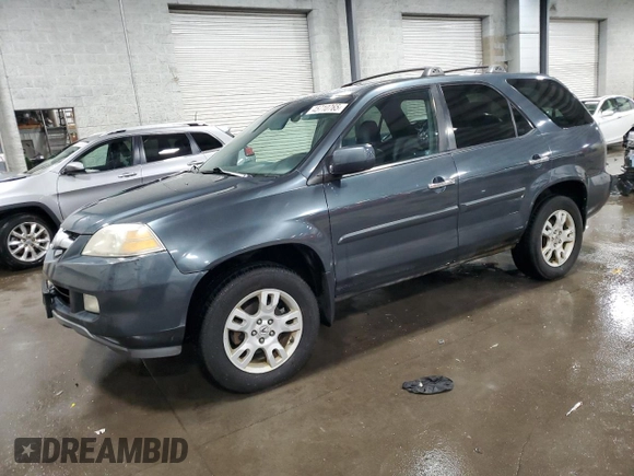 2004 Acura MDX Touring Pkg with VIN 2HNYD18634H535695, listed as a Copart auction lot 45710765 with 277,777 mi miles and Salvage Title. Bid and sale history available at carsss.com. Image 1.