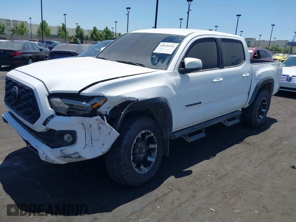 2023 Toyota Tacoma SR with VIN 3TMCZ5AN4PM558760, listed as a IAAI auction lot 42626514 with 39,335 mi miles and . Bid and sale history available at DreamBid. Image 6.