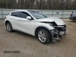 2017 Infiniti QX30 Sport with VIN SJKCH5CP6HA034474, listed as a Copart auction lot 44592985 with 80,729 mi miles and Salvage title. Bid and sale history available at DreamBid. Image 4.
