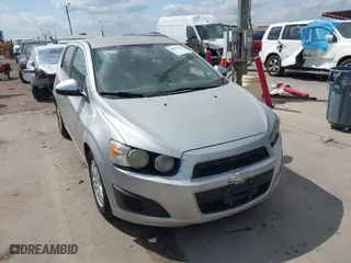 2013 Chevrolet Sonic LT with VIN 1G1JC6SH4D4120148, listed as a IAAI auction lot 42053784 with 166,369 mi miles. Bid and sale history available at carsss.com. Image 1.