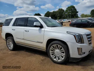 2018 Cadillac Escalade Platinum with VIN 1GYS3DKJ4JR141013, listed as a Copart auction lot 69894234 with 57,369 mi miles and Clean Title. Bid and sale history available at carsss.com. Image 4.