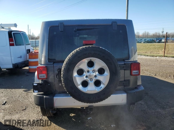 2014 Jeep Wrangler Unlimited Sahara with VIN 1C4HJWEG4EL283100, listed as a Copart auction lot 48350035 with 108,635 mi miles and Non repairable. Bid and sale history available at DreamBid. Image 6.