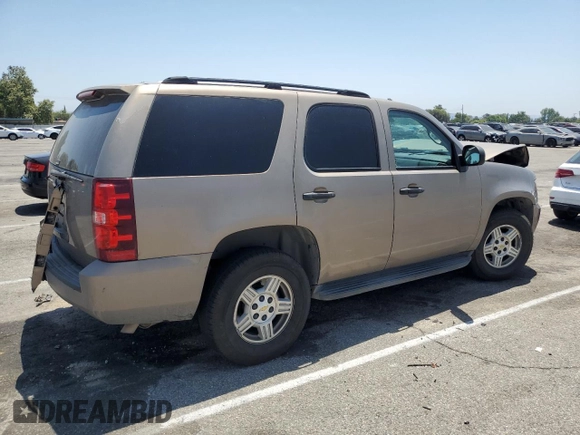 2007 Chevrolet Tahoe LS with VIN 1GNFC13J47R151058, listed as a Copart auction lot 60741285 with 210,749 mi miles and Salvage title. Bid and sale history available at DreamBid. Image 3.