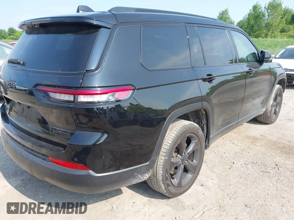 2023 Jeep Grand Cherokee Limited with VIN 1C4RJKBGXP8701778, listed as a IAAI auction lot 42635838 with 27,514 mi miles and . Bid and sale history available at DreamBid. Image 4.