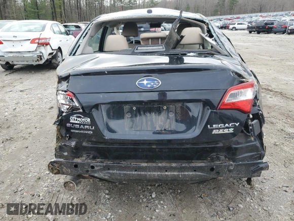 2015 Subaru Legacy 2.5i Limited with VIN 4S3BNAL68F3048577, listed as a Copart auction lot 51665195 with 102,280 mi miles and Clean Title. Bid and sale history available at carsss.com. Image 6.