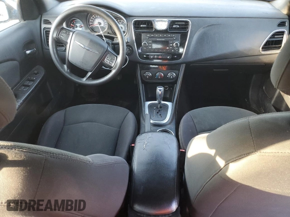 2012 Chrysler 200 LX with VIN 1C3CCBAG1CN183853, listed as a Copart auction lot 49124265 with 207,787 mi miles and Salvage Title. Bid and sale history available at DreamBid. Image 8.