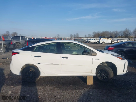 2022 Toyota Prius LE with VIN JTDL9MFU4N3037305, listed as a IAAI auction lot 41596423 with 60,775 mi miles. Bid and sale history available at carsss.com. Image 13.