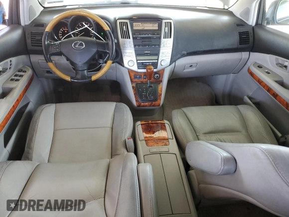 2006 Lexus RX 330 with VIN 2T2HA31U56C109342, listed as a Copart auction lot 62089925 with 134,294 mi miles and Salvage title. Bid and sale history available at DreamBid. Image 8.