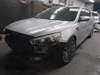 2016 Kia Cadenza Premium with VIN KNALN4D72G5214513, listed as a IAAI auction lot 41879699 with 117,724 mi miles. Bid and sale history available at carsss.com. Image 18.
