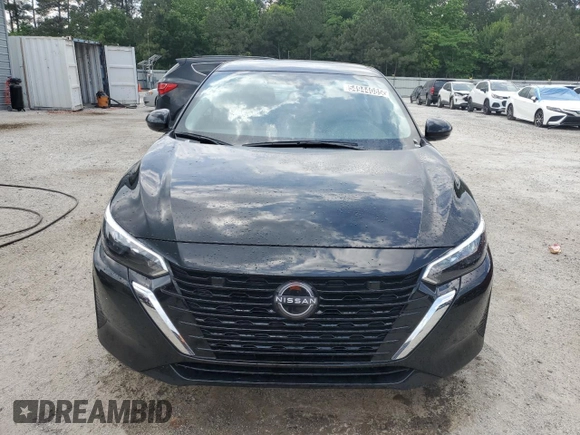 2025 Nissan Sentra S with VIN 3N1AB8BV8SY230046, listed as a Copart auction lot 54944085 with 14,616 mi miles and Clean Title. Bid and sale history available at DreamBid. Image 5.