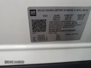 2023 Chevrolet Blazer LT with VIN 3GNKBCR46PS186485, listed as a Copart auction lot 57138845 with 31,588 mi miles and Salvage title. Bid and sale history available at DreamBid. Image 13.