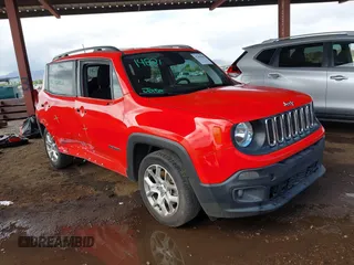 2018 Jeep Renegade Latitude with VIN ZACCJABB8JPJ64054, listed as a IAAI auction lot 42405048 with 84,708 mi miles and . Bid and sale history available at DreamBid. Image 1.