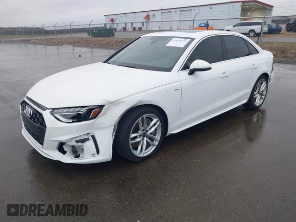2023 Audi A4 S line Premium Plus z VIN WAUEAAF44PN007093, wystawiony jako IAAI lot #42071571 z przebiegiem 51 244 mil mil oraz . Historia ofert i sprzedaży dostępna na DreamBid. Obrazek 17.