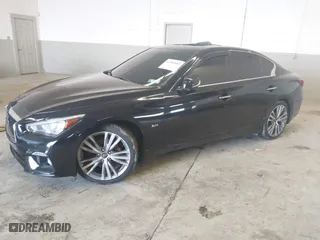2019 Infiniti Q50 3.0t LUXE with VIN JN1EV7AR1KM553543, listed as a IAAI auction lot 41084887 with NaN miles. Bid and sale history available at carsss.com. Image 17.