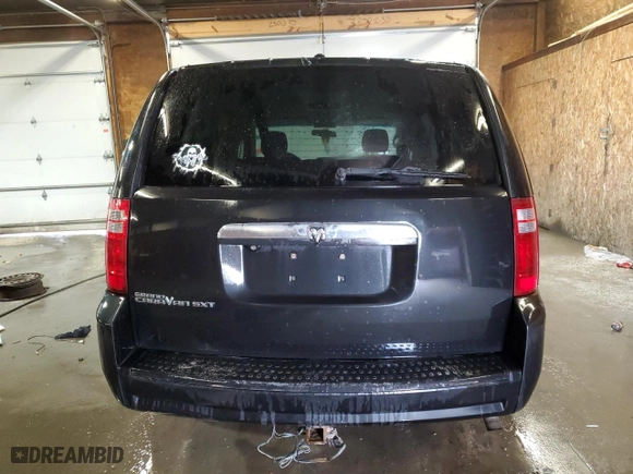 2008 Dodge Grand Caravan SXT with VIN 1D8HN54P68B124249, listed as a Copart auction lot 49488205 with 0 mi miles and Salvage Title. Bid and sale history available at carsss.com. Image 6.