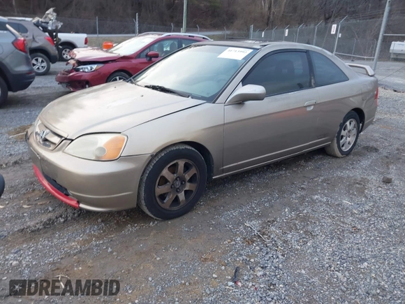 2003 Honda Civic EX with VIN 1HGEM21913L016845, listed as a IAAI auction lot 41713992 with 232,888 mi miles. Bid and sale history available at carsss.com. Image 2.