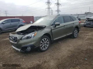 2017 Subaru Outback Touring with VIN 4S4BSETC2H3240923, listed as a Copart auction lot 43824105 with 43,629 mi miles and Salvage Title. Bid and sale history available at carsss.com. Image 1.
