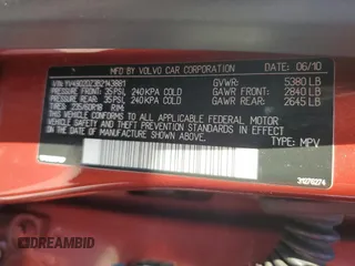 2011 Volvo XC60 3.0T с VIN YV4902DZ3B2143881, выставлен на аукционе Copart как лот 53677465 с пробегом 207 256 миль миль и Списание • Salvage title. История ставок и продаж доступна на DreamBid. Изображение 13.