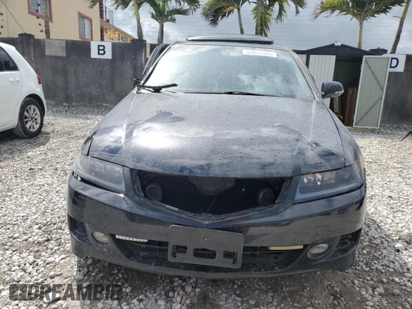 2008 Acura TSX Nav with VIN JH4CL96938C013039, listed as a Copart auction lot 47817355 with 113,606 mi miles and Salvage Title. Bid and sale history available at carsss.com. Image 5.