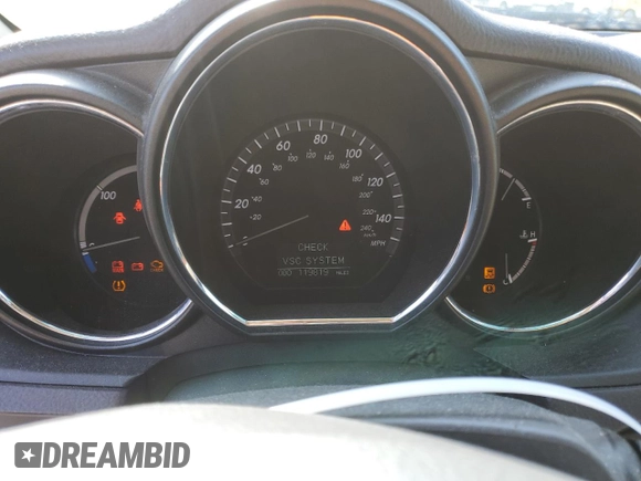2008 Lexus RX 400h with VIN JTJHW31UX82070428, listed as a Copart auction lot 53703095 with 119,819 mi miles and Salvage Title. Bid and sale history available at DreamBid. Image 9.