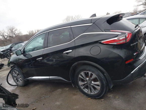 2016 Nissan Murano SL with VIN 5N1AZ2MH9GN164961, listed as a IAAI auction lot 41801749 with 144,198 mi miles. Bid and sale history available at carsss.com. Image 14.