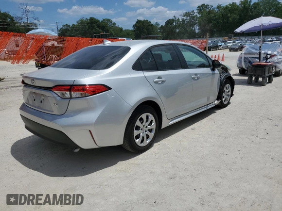 2023 Toyota Corolla LE with VIN 5YFB4MDE0PP053551, listed as a Copart auction lot 55180415 with 6,046 mi miles and Salvage Title. Bid and sale history available at DreamBid. Image 3.