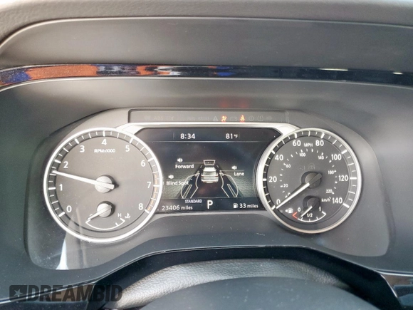 2023 Nissan Pathfinder SL with VIN 5N1DR3CA6PC235469, listed as a Copart auction lot 62963745 with 23,406 mi miles and Clean title. Bid and sale history available at DreamBid. Image 9.