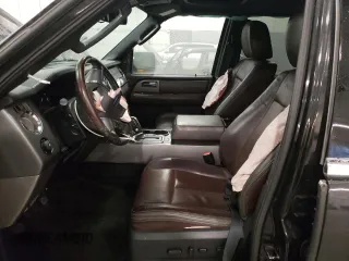 2015 Ford Expedition Platinum with VIN 1FMJU1MT5FEF18003, listed as a Copart auction lot 50179905 with 127,758 mi miles and Salvage title. Bid and sale history available at DreamBid. Image 7.