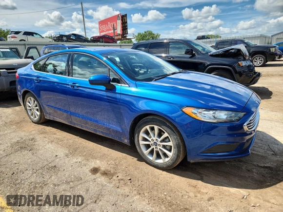2017 Ford Fusion SE with VIN 3FA6P0H75HR116688, listed as a Copart auction lot 63027265 with 94,996 mi miles and Salvage title. Bid and sale history available at DreamBid. Image 4.