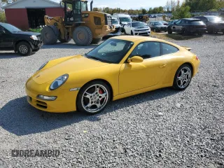 2005 Porsche 911 Turbo S with VIN WP0AB29995S741903, listed as a Copart auction lot 74755524 with 73,199 mi miles and Salvage Title. Bid and sale history available at carsss.com. Image 1.