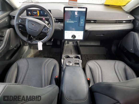 2021 Ford Mustang Mach-E Premium with VIN 3FMTK3SU0MMA25083, listed as a Copart auction lot 45001755 with 46,683 mi miles and Salvage Title. Bid and sale history available at DreamBid. Image 8.