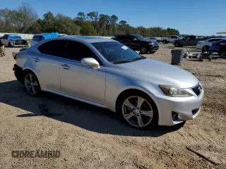 2011 Lexus IS 250 with VIN JTHBF5C22B2100513, listed as a Copart auction lot 49223335 with 224,006 mi miles and Salvage Title. Bid and sale history available at DreamBid. Image 4.