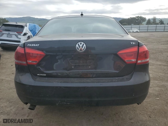2015 Volkswagen Passat 1.8T S with VIN 1VWAT7A36FC076629, listed as a Copart auction lot 51547755 with 275,959 mi miles and Salvage Title. Bid and sale history available at carsss.com. Image 6.