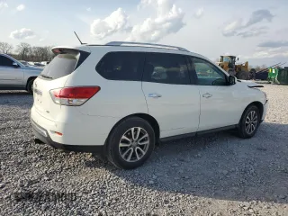2016 Nissan Pathfinder SV with VIN 5N1AR2MN6GC645865, listed as a Copart auction lot 49036805 with 120,170 mi miles and Salvage Title. Bid and sale history available at carsss.com. Image 3.