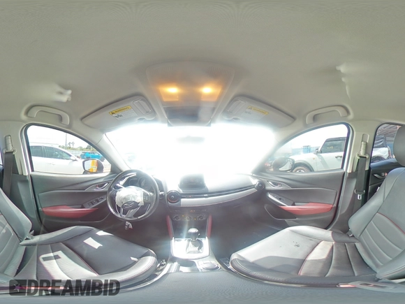 2017 Mazda CX-3 Touring z VIN JM1DKDC78H0150588, wystawiony jako Copart lot #55284205 z przebiegiem 78 923 mil mil oraz Szkoda całkowita • Salvage title. Historia ofert i sprzedaży dostępna na DreamBid. Obrazek 15.