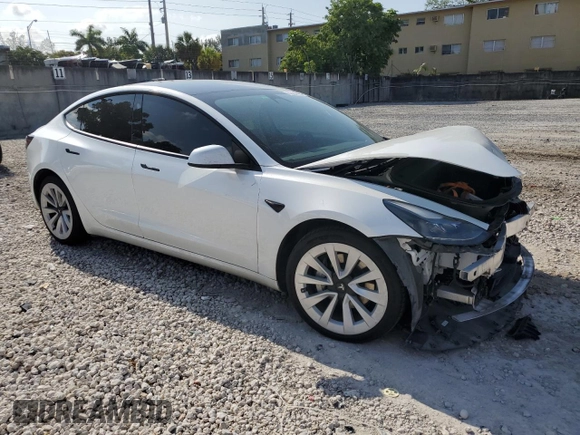 2023 Tesla Model 3 with VIN 5YJ3E1EA6PF510323, listed as a Copart auction lot 52094495 with 115,928 mi miles and Salvage Title. Bid and sale history available at DreamBid. Image 4.
