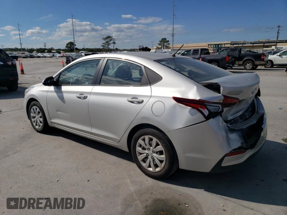 2019 Hyundai Accent SE with VIN 3KPC24A3XKE044640, listed as a Copart auction lot 75141053 with 76,199 mi miles. Bid and sale history available at carsss.com. Image 2.