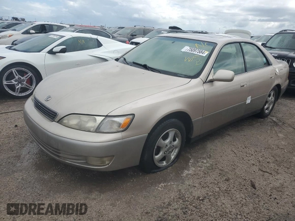 1998 Lexus ES 300 Luxury Sport Sdn with VIN JT8BF28G2W5025058, listed as a Copart auction lot 75097584 with 0 mi miles and Non Repairable. Bid and sale history available at carsss.com. Image 1.