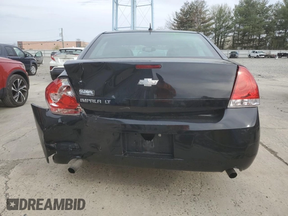2013 Chevrolet Impala LT with VIN 2G1WG5E39D1232475, listed as a Copart auction lot 53797565 with 163,323 mi miles and Salvage Title. Bid and sale history available at DreamBid. Image 6.