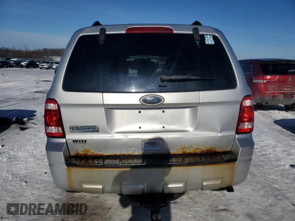 2010 Ford Escape XLS with VIN 1FMCU9C7XAKD34729, listed as a Copart auction lot 42009035 with 191,191 mi miles and Clean title. Bid and sale history available at DreamBid. Image 6.