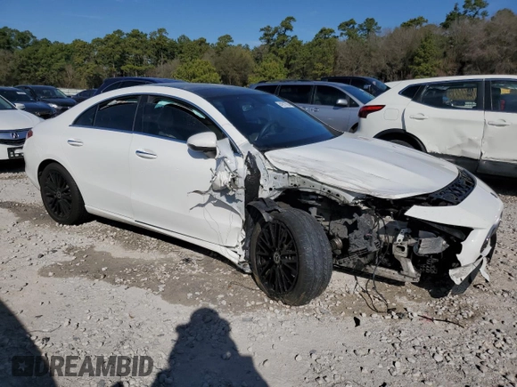 2021 Mercedes-Benz CLA 250 with VIN W1K5J4GB3MN176301, listed as a Copart auction lot 42917924 with 34,249 mi miles and . Bid and sale history available at DreamBid. Image 4.