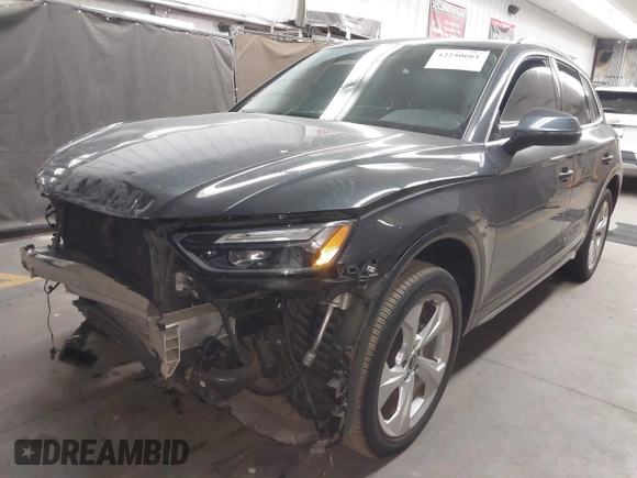 2021 Audi Q5 Premium Plus z VIN WA1BAAFY6M2130300, wystawiony jako IAAI lot #42250661 z przebiegiem 49 147 mil mil oraz . Historia ofert i sprzedaży dostępna na DreamBid. Obrazek 17.