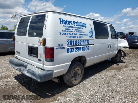 2008 Ford Econoline Cargo Commercial z VIN 1FTNE24L58DA41803, wystawiony jako Copart lot #52803705 z przebiegiem Nie podano mil oraz Szkoda całkowita • Salvage title. Historia ofert i sprzedaży dostępna na DreamBid. Obrazek 3.