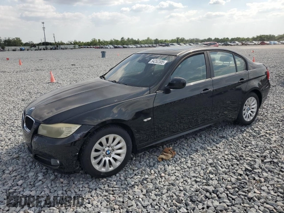 2009 BMW 3 Series 328i with VIN WBAPH77549NM31150, listed as a Copart auction lot 54252305 with 0 mi miles and Clean Title. Bid and sale history available at carsss.com. Image 1.